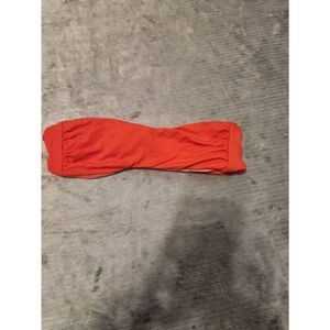 J.Crew Size XXS Red Bandeau Strapless Bikini Top
